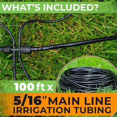 5/16 Drip Irrigation Tubing from Carpathen is easy to cut and install